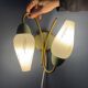 Mid-century opaline glass wall lamp