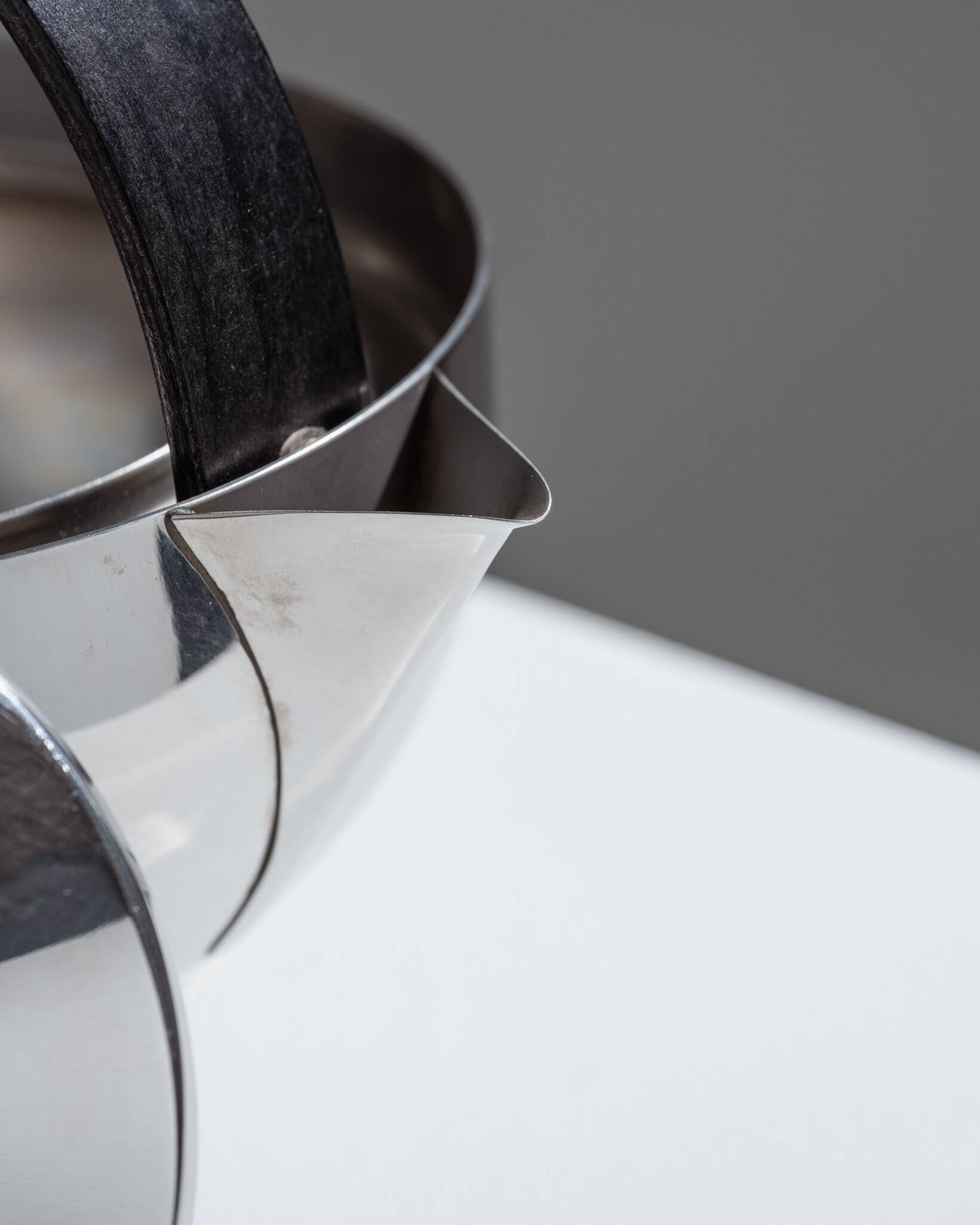 Bodum metal teapot, carsten jorgensen, 1980s