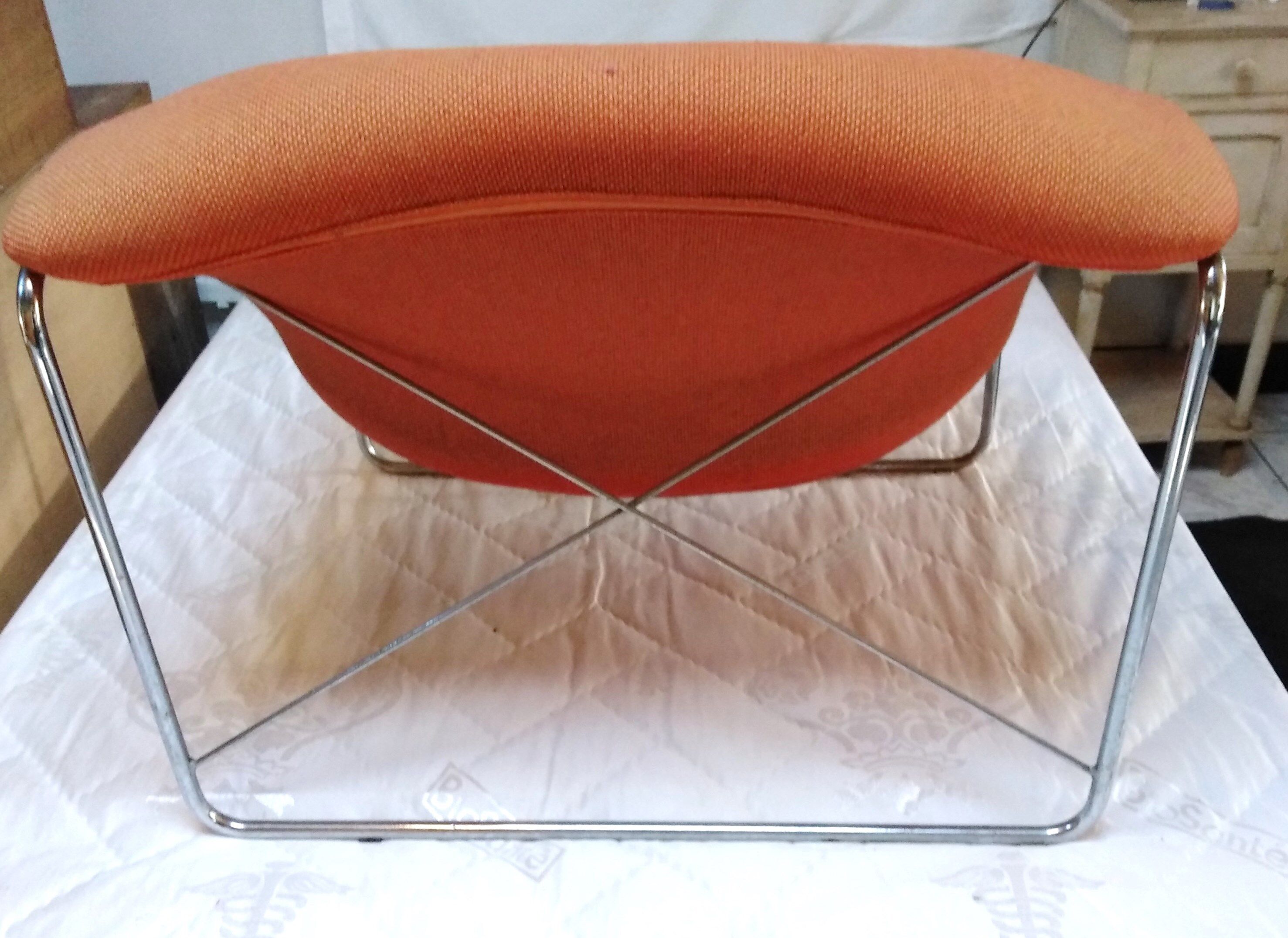 Armchair model cubik by Olivier Mourgue for Airborne 1968 A beautiful set of two "bauhaus" side tables based on a model by Marcel Breuer, made by Tecta in Germany.