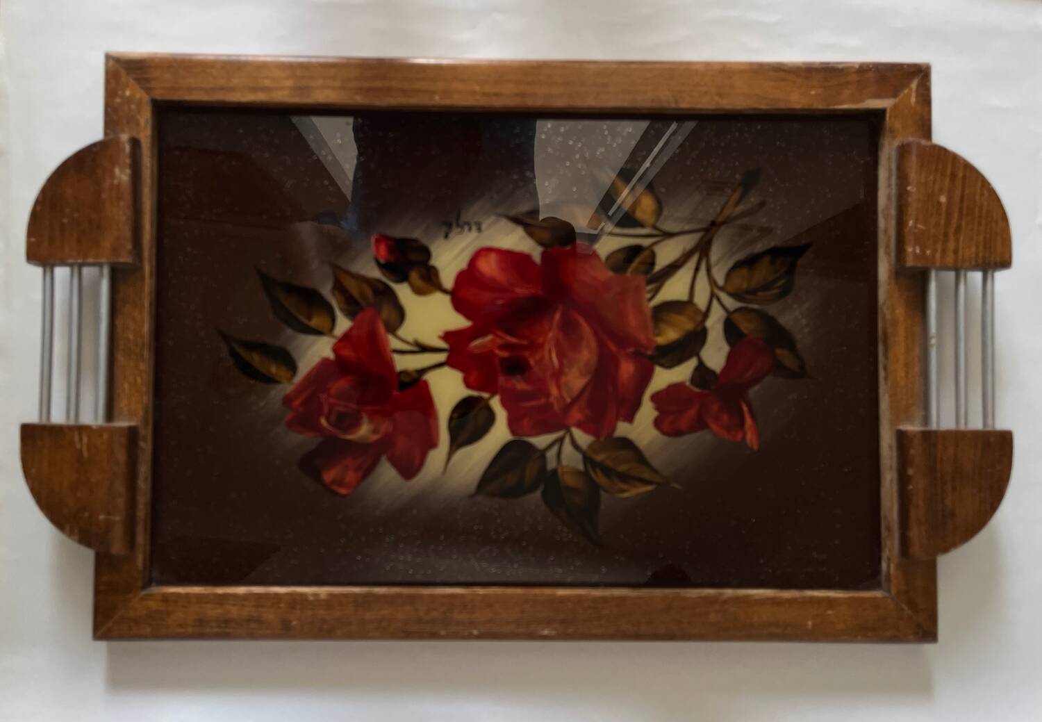 Antique Art Deco tray by Elgé