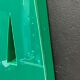 Old letter in metal and plexiglass, industrial decoration