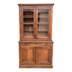Two-body oak sideboard, circa 1890 — antique glasses and assembly