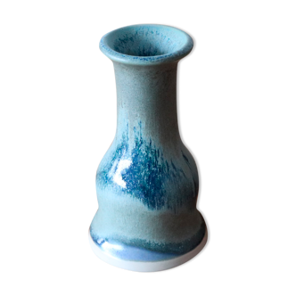 Soliflora in glazed blue stoneware