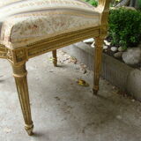 Old Louis XVI fabric chair