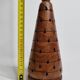 Lollipop display, industrial decor, in old turned wood, 22 cm
