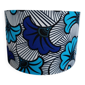 Abat-jour / Suspension wax fleurs mariage bleues