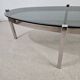 Table basse vintage ovale - Design 70