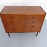 Danish Teak Chest of Drawers, 1960s