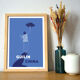 Ménade - Guilin, China - Illustration. A4 21 x 29.7. China, dancer, travel, dance