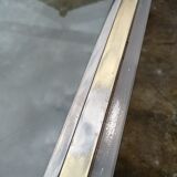 Table basse verre et chrome