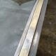 Table basse verre et chrome