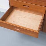 Commode à Tiroirs en Teck par Kai Winding pour P. Jeppesens Møbelfabrik, 1960s