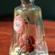 Liquor decanter - poppy flowers décor - art nouveau - legras