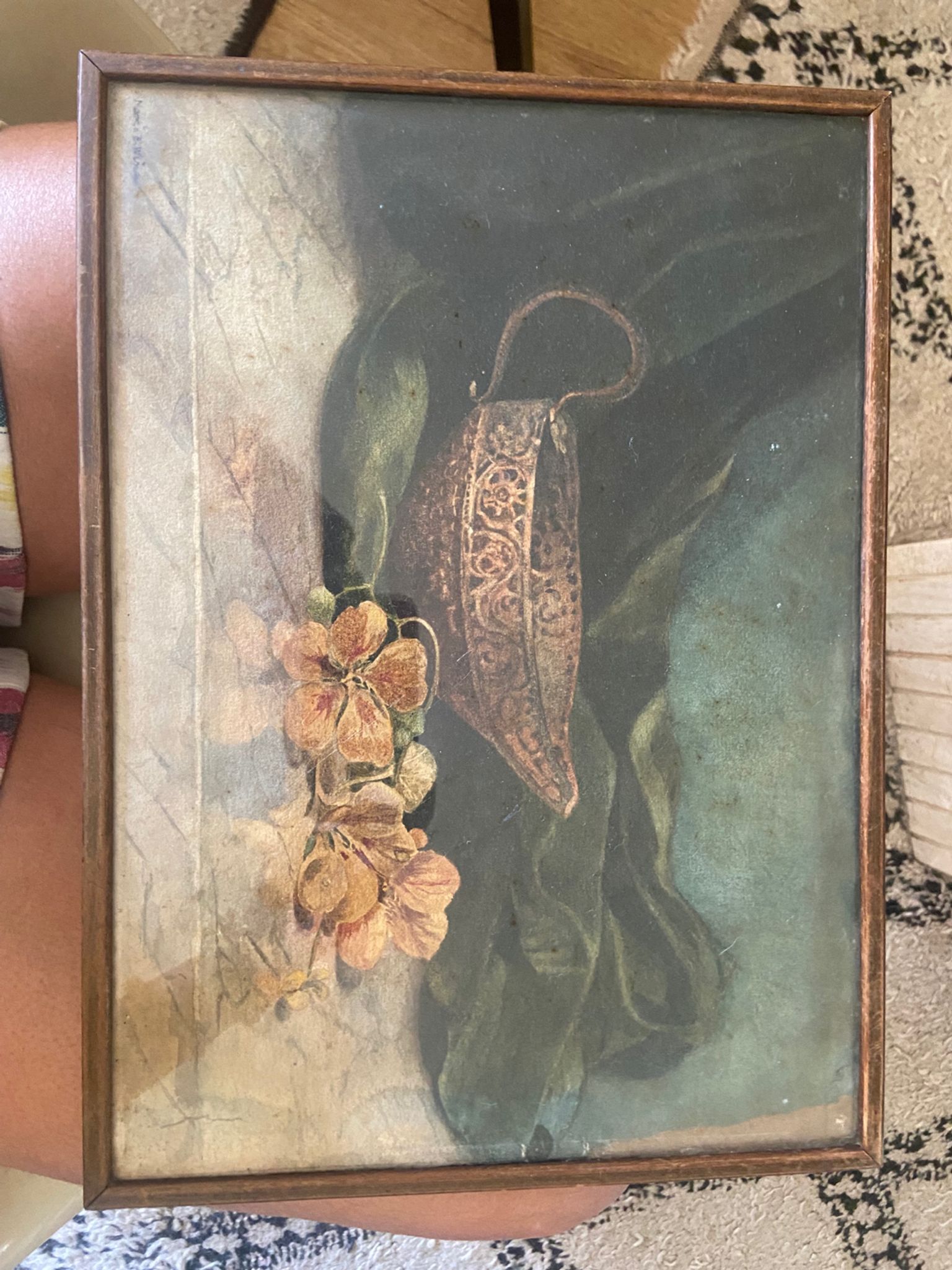 Watercolor old still life