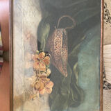 Aquarelle nature morte ancienne