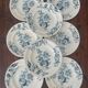 Service assiettes plates Longwy