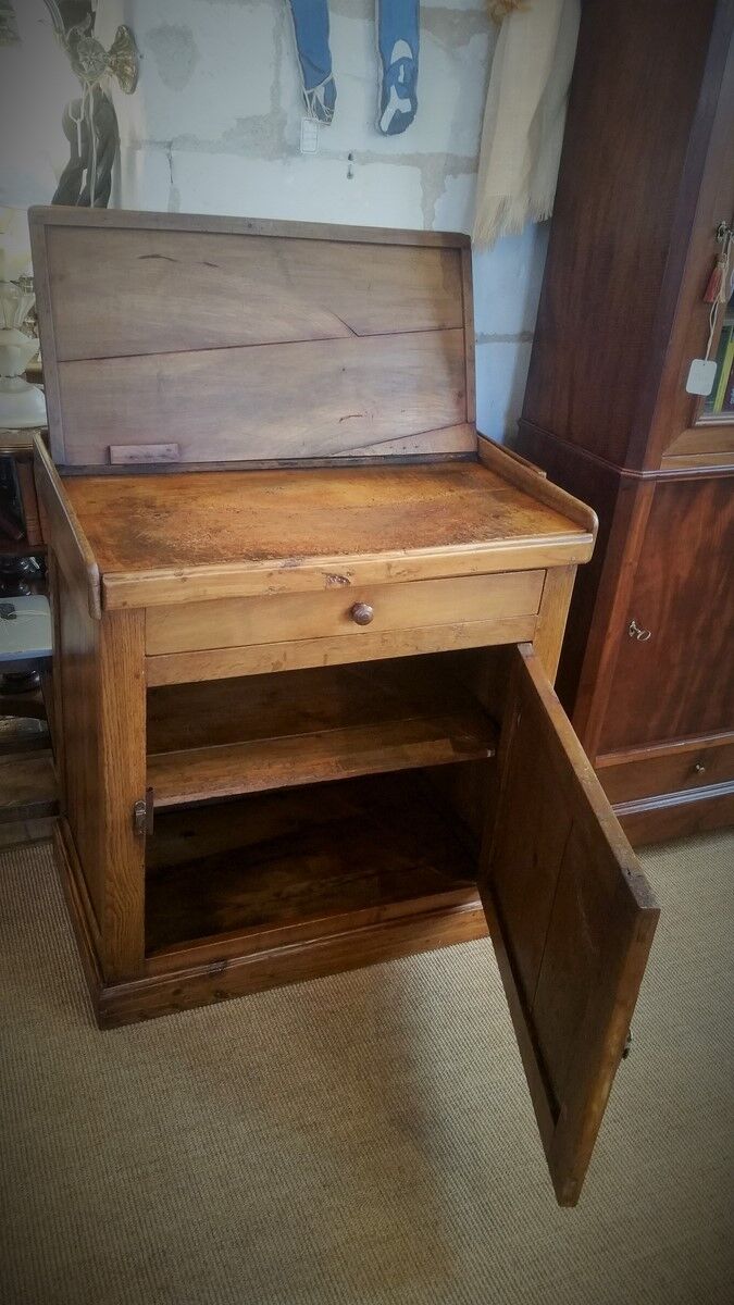 Furniture old block end XIXth
