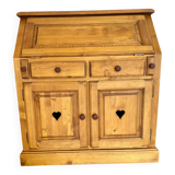 Bureau secrétaire en pin savoyarde