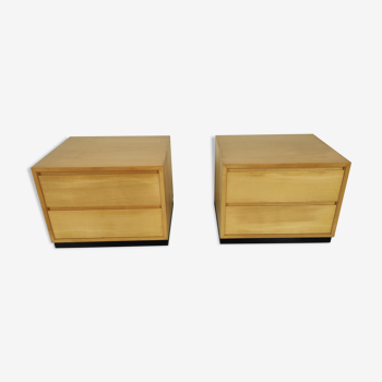 Helmut Magg's minimalist bedside pair for WK Màbel