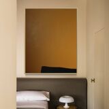 Abstract painting Mb1 ocher 100x81 cm