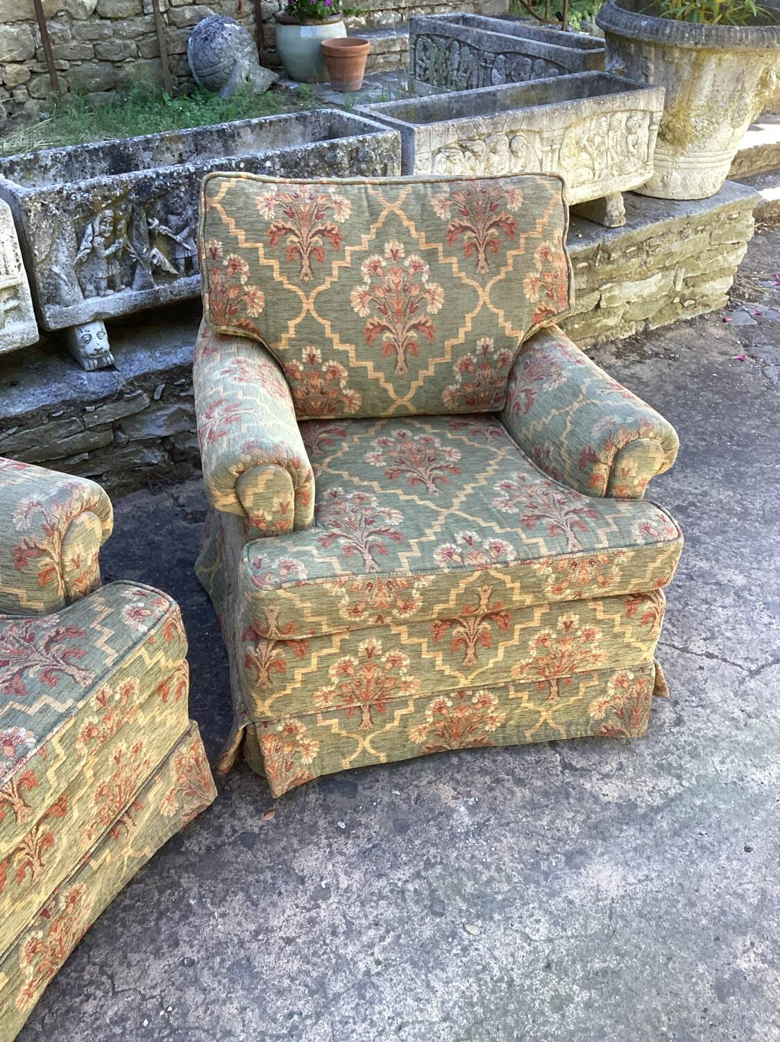Pair of vintage armchairs