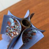 Vintage enamel candlestick