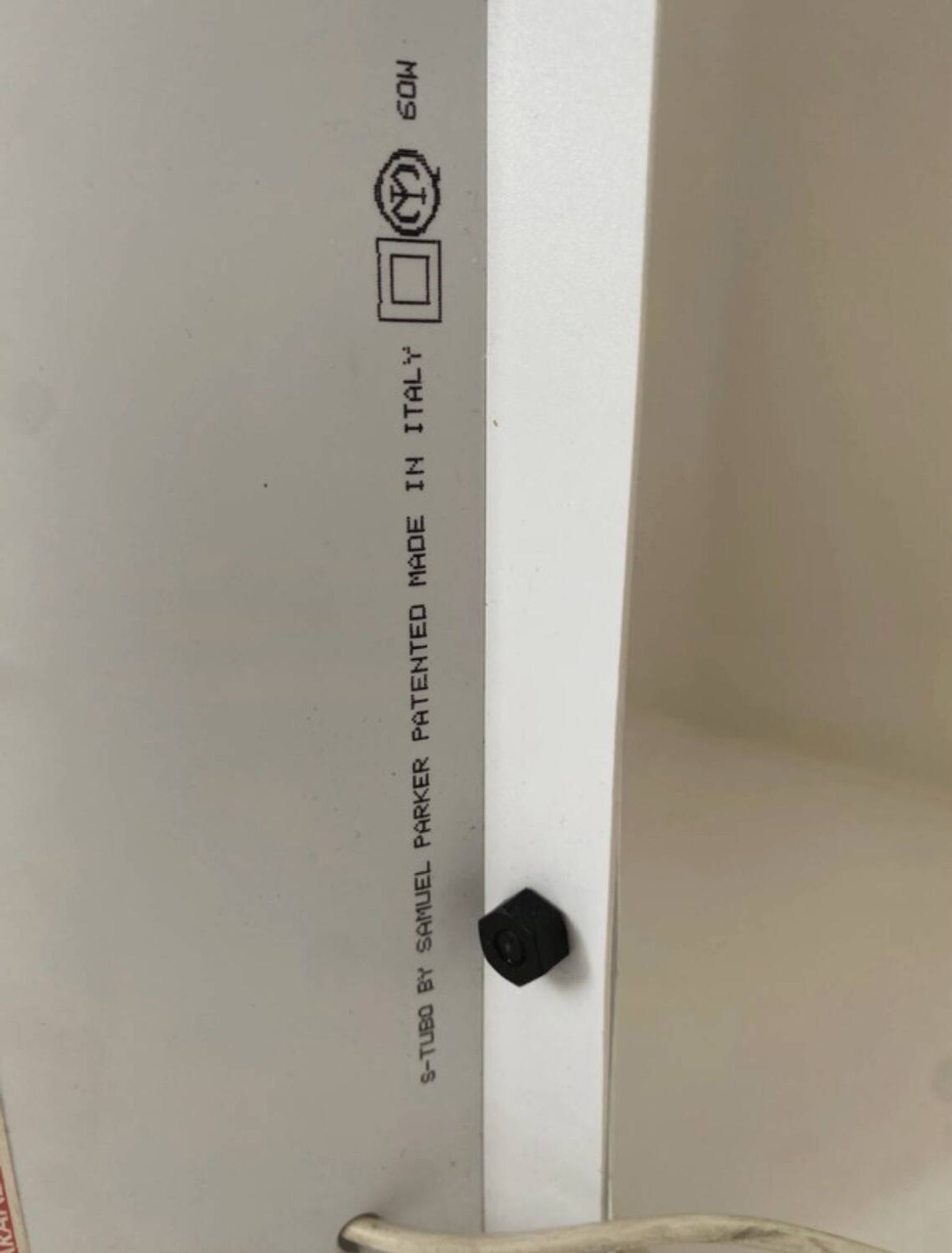 Italian design table lamp 1990 – Slamp S-Tubo – design by Samuel Park