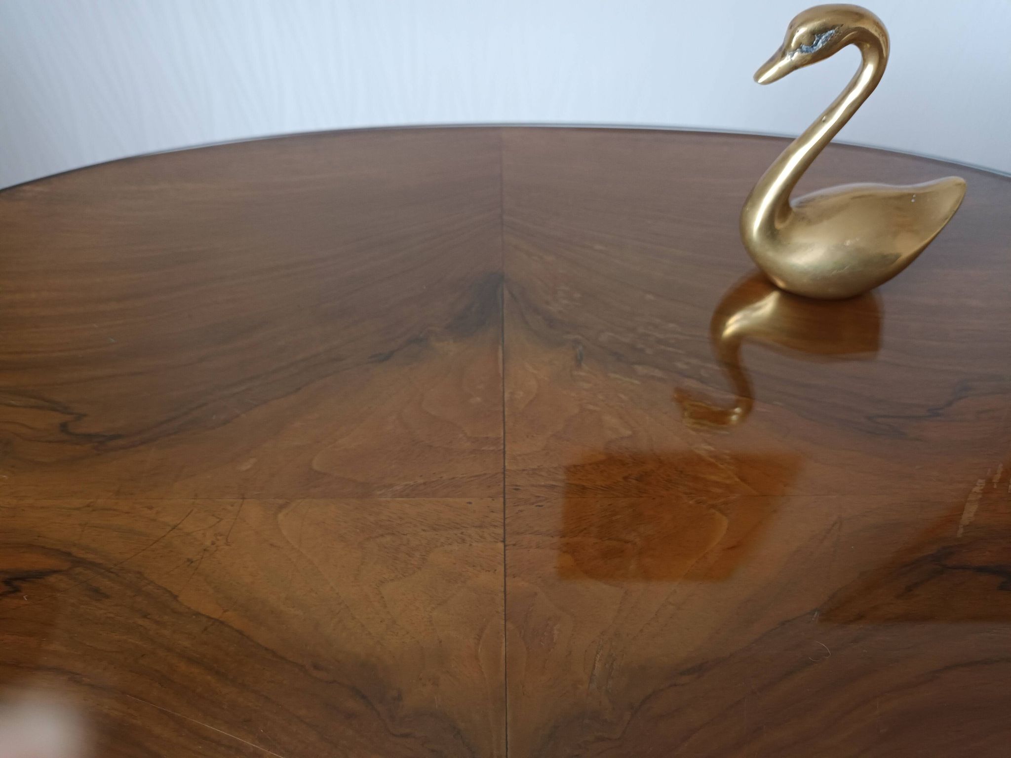 Walnut Art Deco side table 1930
