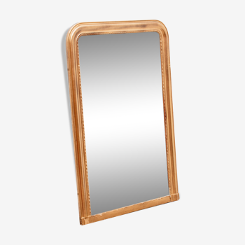 Louis-Phillipe mirror in gilded wood frame 142x98cm