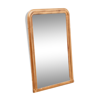 Louis-Phillipe mirror in gilded wood frame 142x98cm