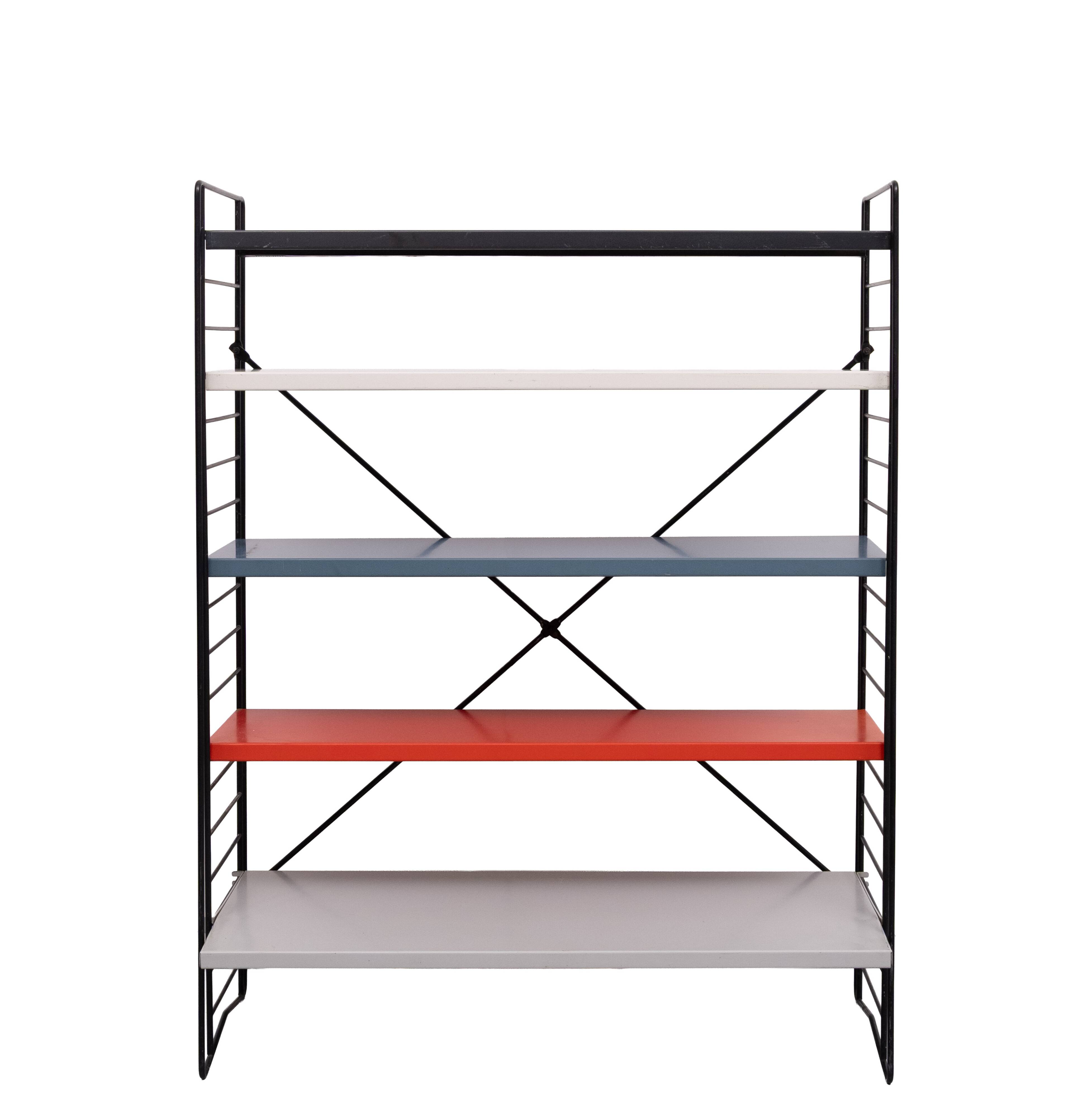 Tomado free standing Metal Colored racks 1960s Holland