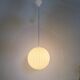 Rare Louis Kalff for Philips opaline glass pendant light, 1960s