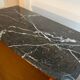 Beautiful black marble chest of drawers