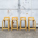 Sgabello K65 di Alvar Aalto per Artek, 70's