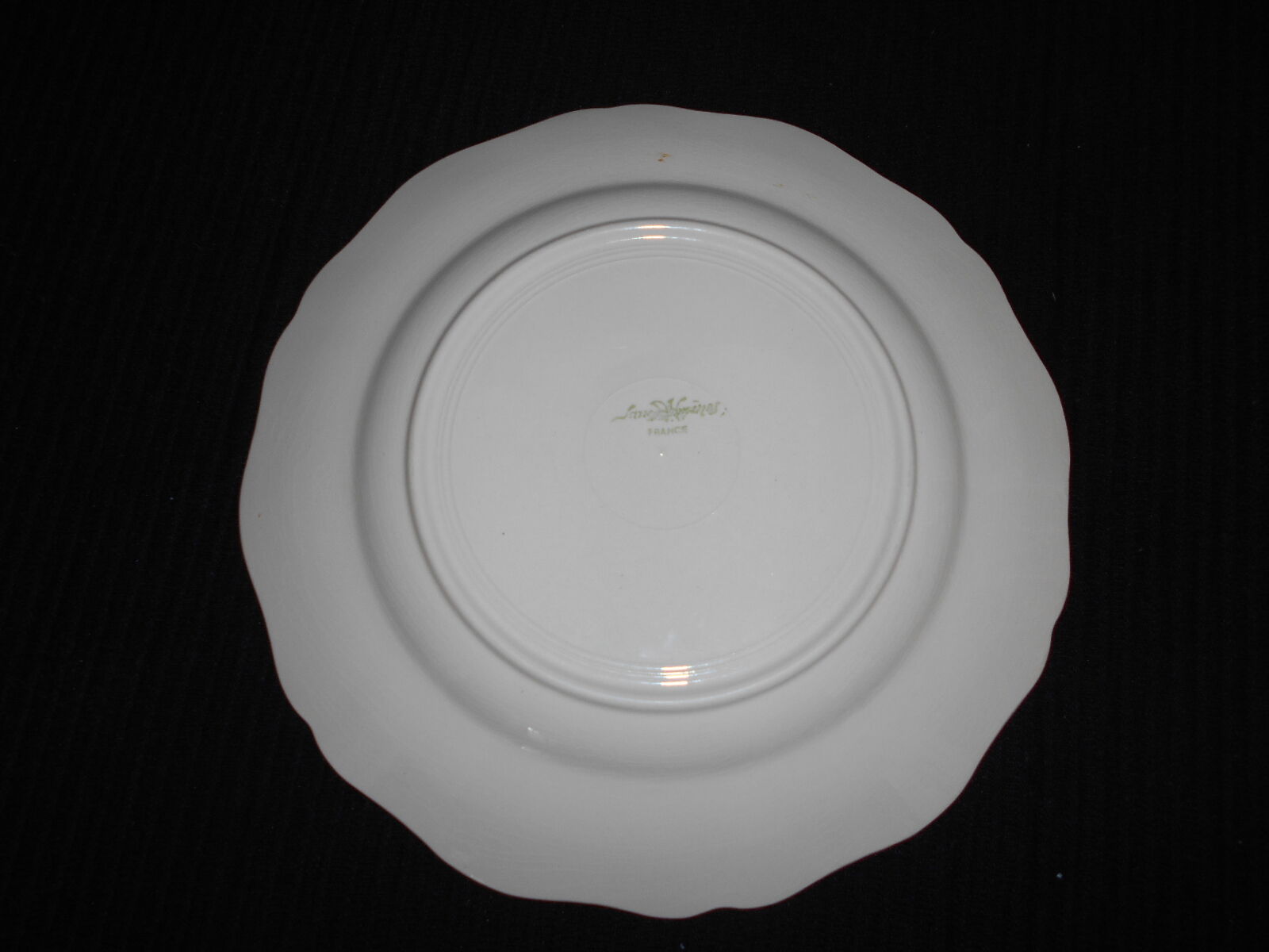 Lot of 5 ivory plates Sarreguemines
