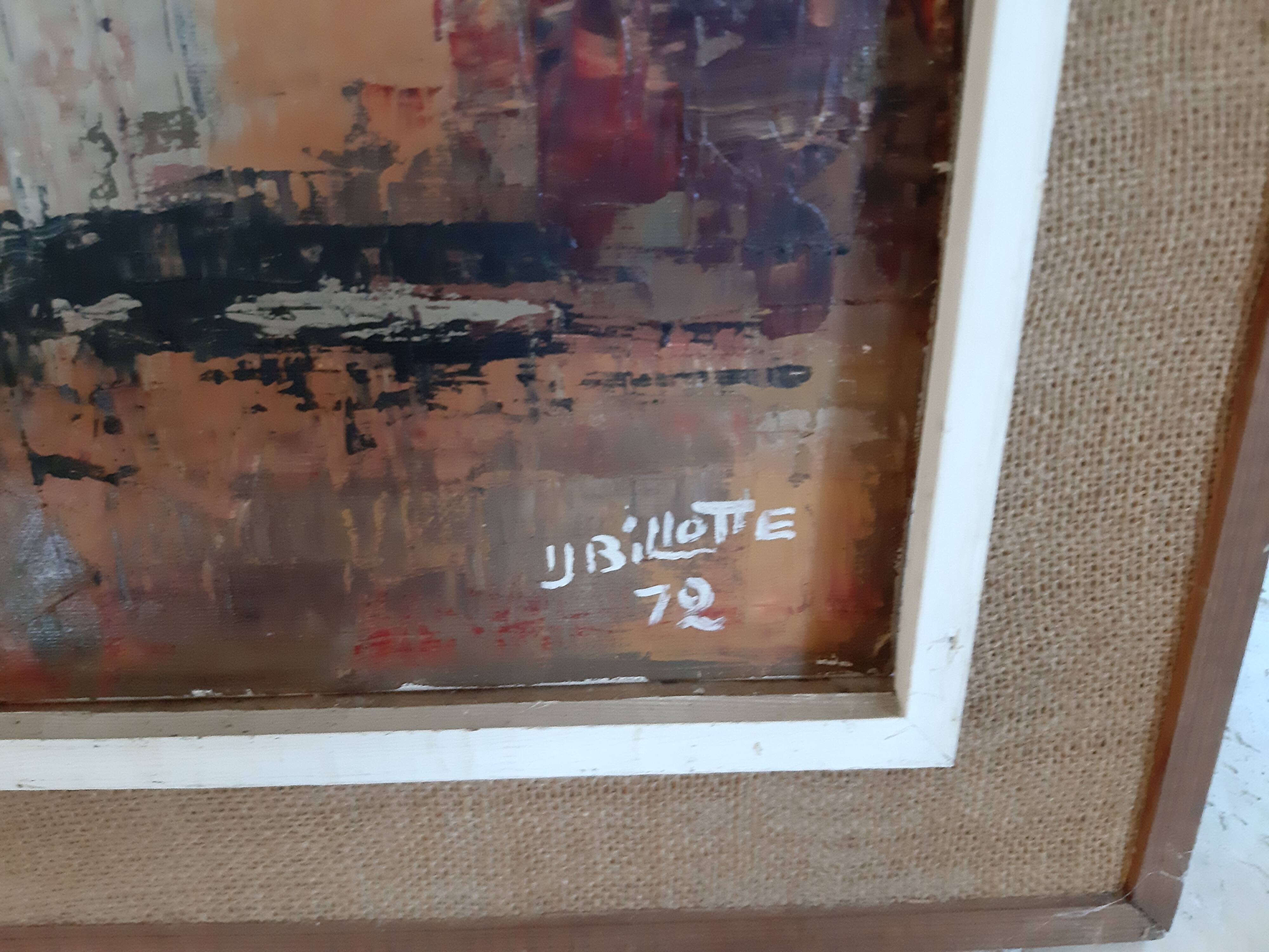 Vintage oil painting