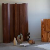 Chaise en souche en bouleau massif par un ébéniste suédois, Wabi Sabi, années 1950