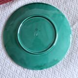 SMF Schramberg Majolica Fruit Dish Lily of the Valley and Forget-Me-Nots
