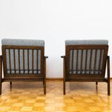 Pair of mid century armchairs "b7522 " by zenon bączyk, poland, 1960's
