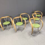 Revers Dining Chairs by Andrea Branzi for Cassina, 1993, Set of 6