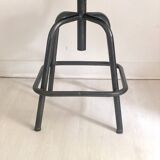 Tabouret haut industriel hauteur réglable