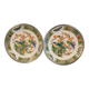 Two Raynaud Limoges plates and Tetard brothers silver.