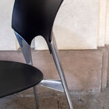 2 chaises empilablse Silla par Josep Llusca pour Driade Italia Année 1995