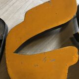 Beautiful letters in yellow from butchery