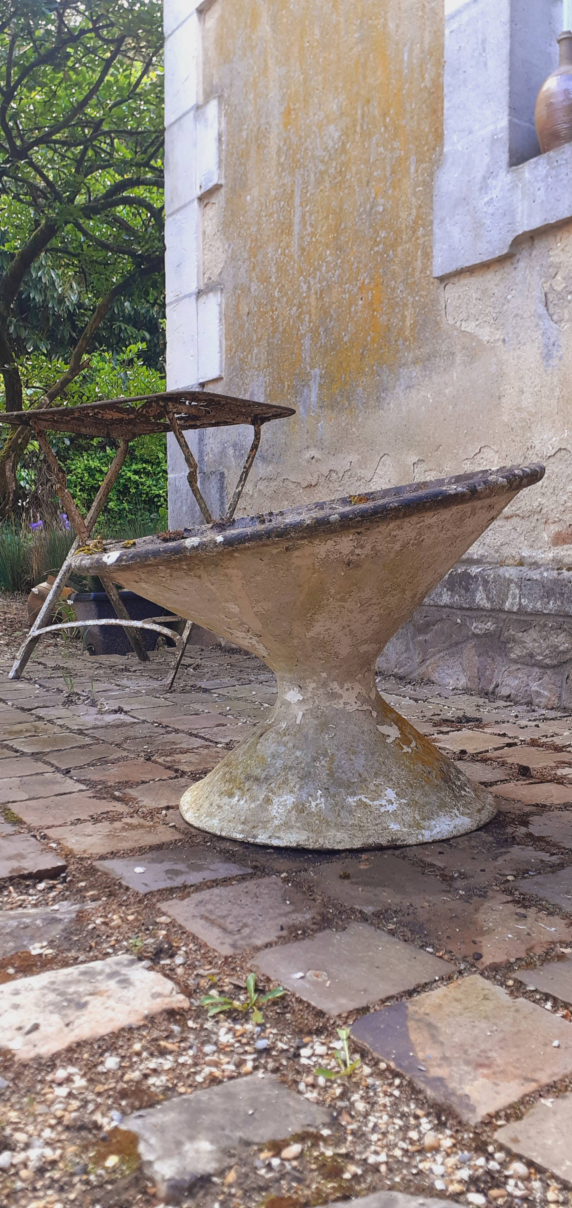 Jardinière diabolo vintage année 50