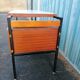 Bureau 1950 bois et métal