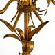 Original 1970s floral table lamp by Hans Kögl in the shape of a wheat sheaf