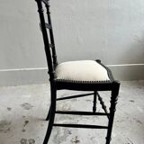 Reupholstered Napoleon III chairs