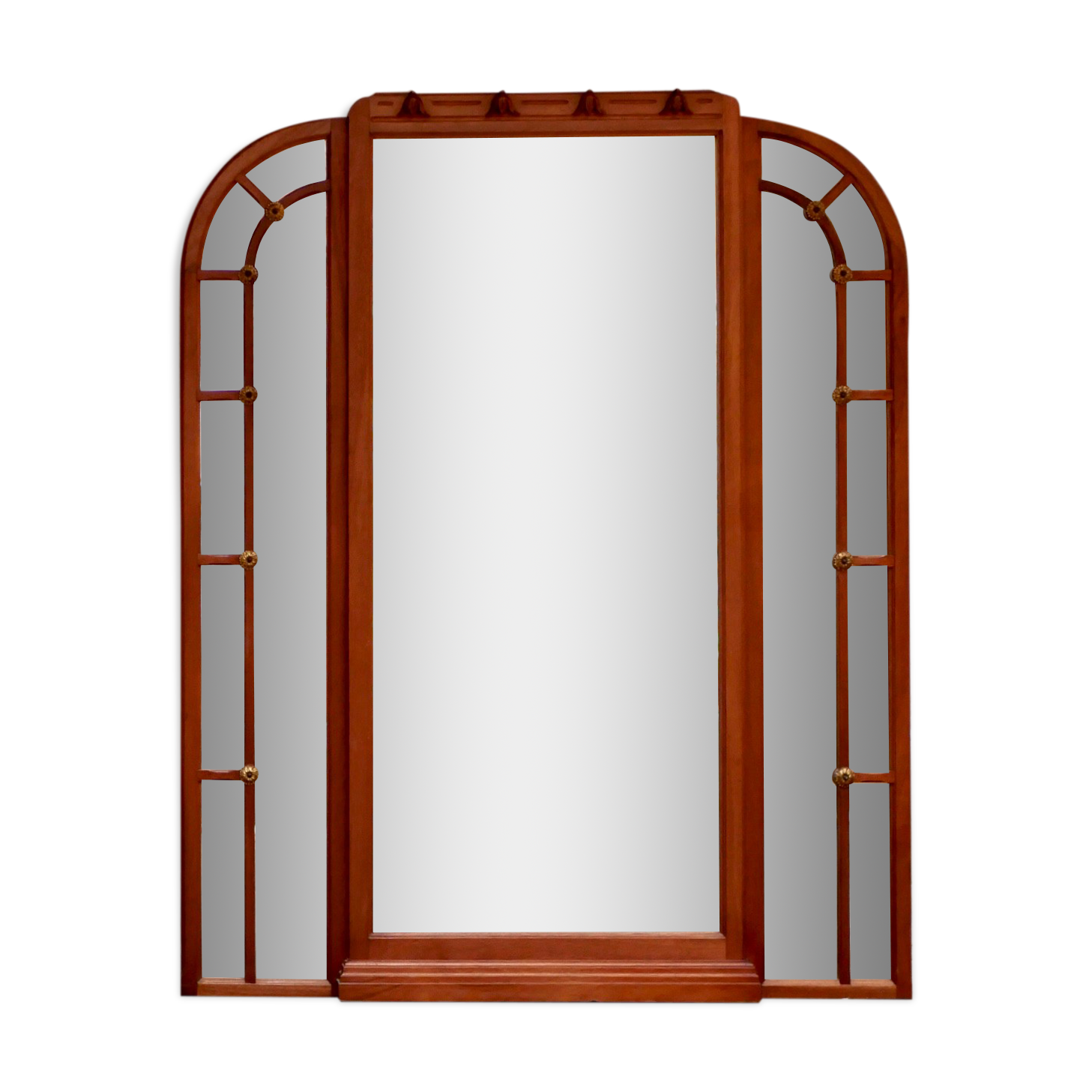 Large art deco mirror 109x135cm