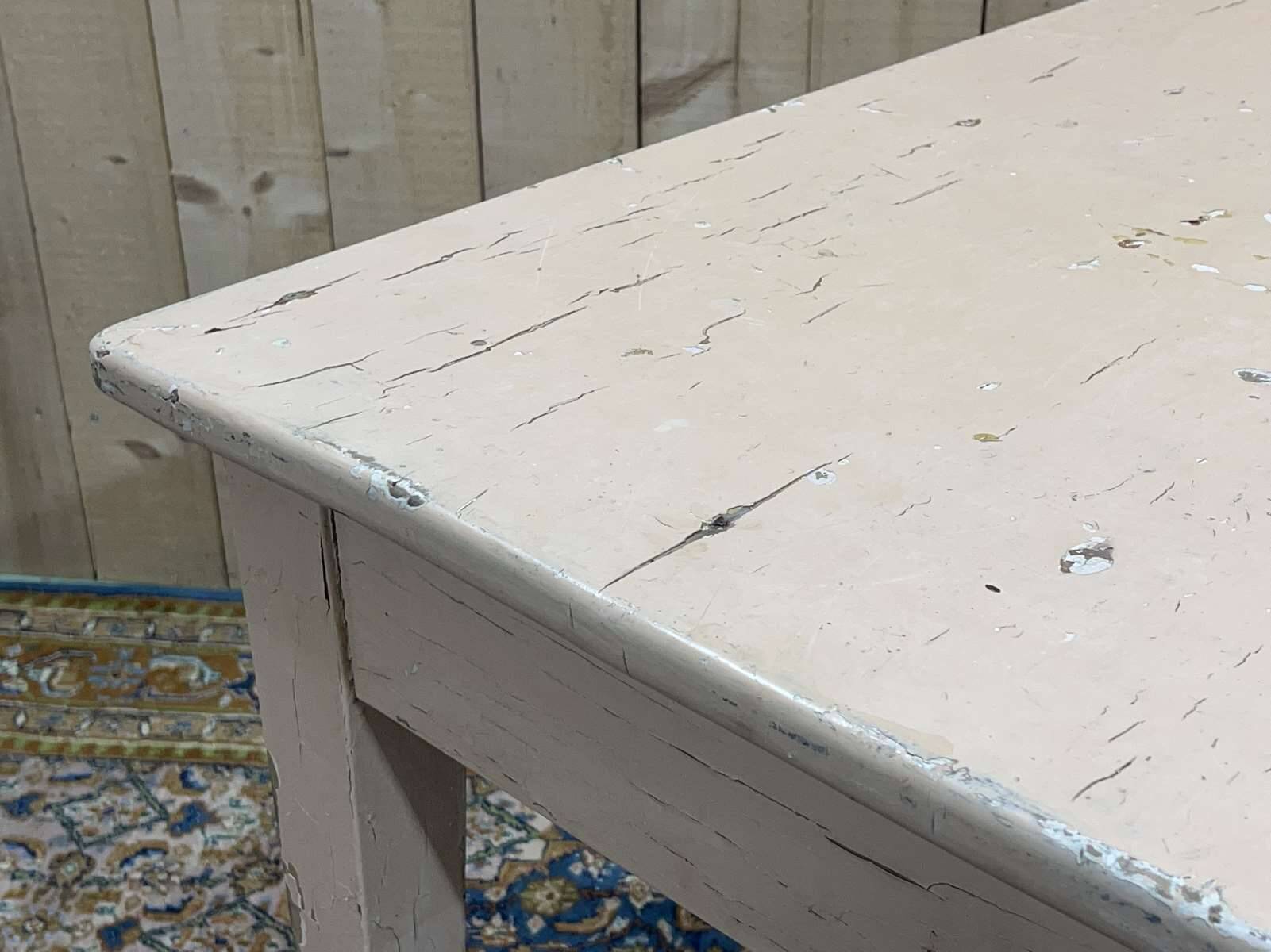 Beech desk table from the 1950s